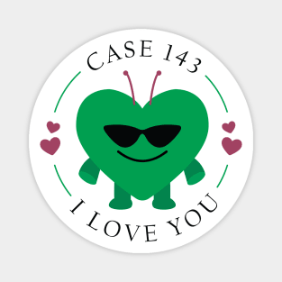 stray kids case 143 green heart Magnet